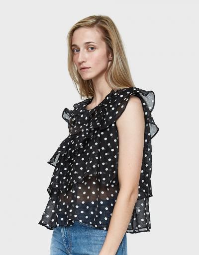 Stelen Sofia Sleeveless Blouse In Black