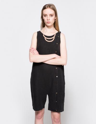 Black Crane Short Jumper In Black