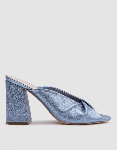 Loeffler Randall Laurel Heel In Metallic