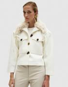 Rejina Pyo Daphne Jacket With Faux Fur Collar