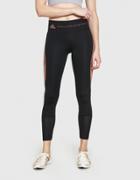 Adidas By Stella Mccartney Ultimate Training Tights In Black/burnt Rose