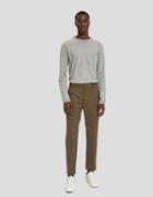 Velva Sheen L/s Pocket Tee In Heather Grey