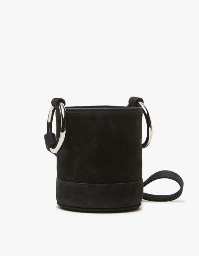 Simon Miller Bonsai 15 Cm Bag In Black Nubuck With