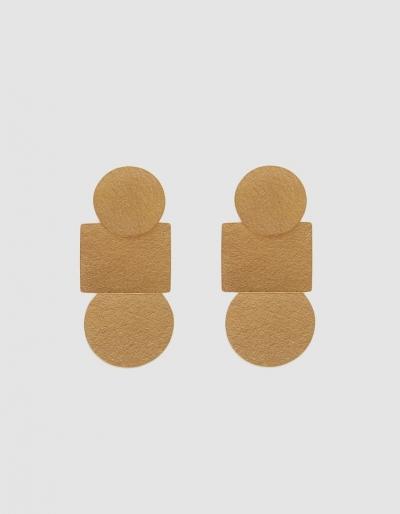 Annie Costello Brown Mini Popova Earrings