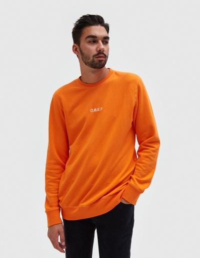 Obey Corsaire Crew In Orange