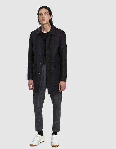 Wings+horns Tech Merino Mac Coat In