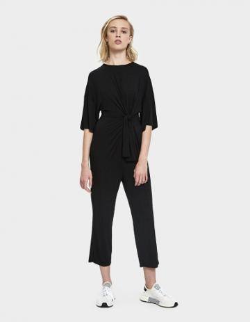 Which We Want Krista Tied Jersey Jumpsuit