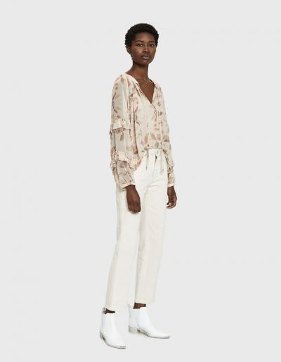 Need Marion Pleated Peasant Blouse
