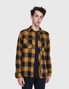 Rogue Territory Bm Shirt In Gold Plaid