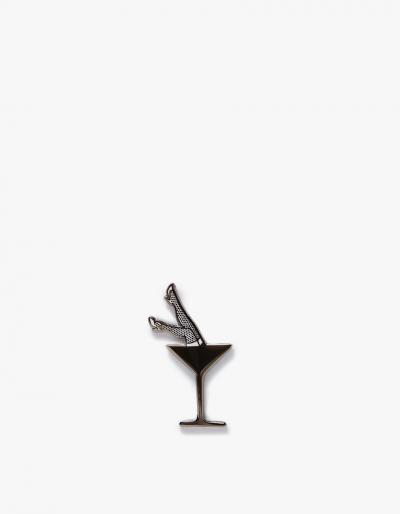 Prize Pins Martini Pin In Black