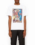 J.w. Anderson Stain Glass Print Short