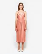 T By Alexander Wang Slip Dress With Threadwork