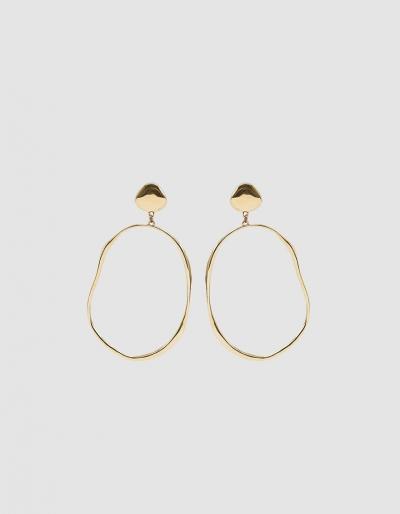 Faris Vero Bronze Drop Earrings
