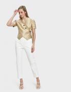 Nanushka Voyager Top In Gold