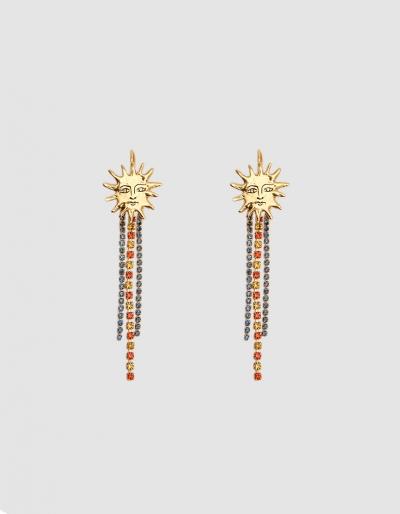 Mondo Mondo Supernova Soleil Earrings In Gold