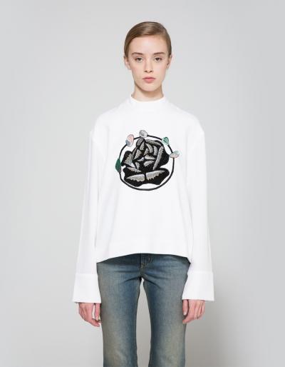 J.w. Anderson Top W/ Floral Emroidery