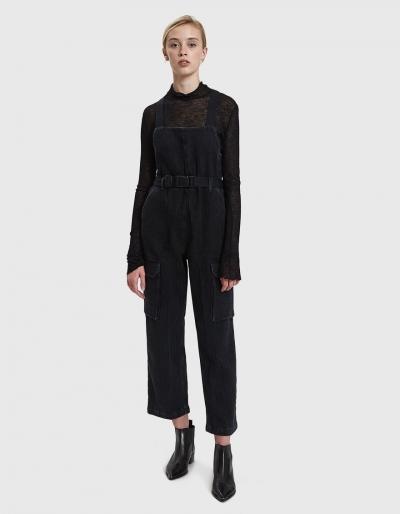 Rachel Comey Venerate Chevron Denim Jumpsuit
