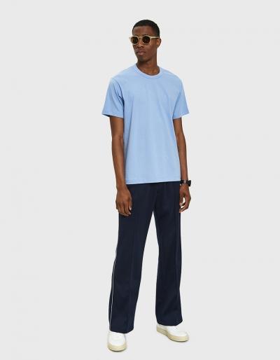 Comme Des Gar Ons Shirt Logo Tee In Blue
