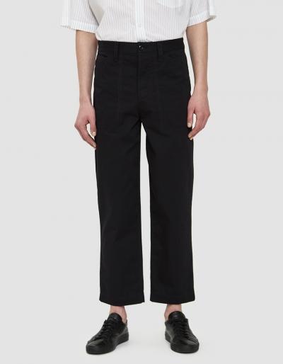 Lemaire Summer Chino In Black