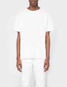 Acne Studios Niagara Pique Tee In Chalk White