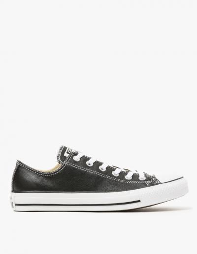 Converse Leather Low Top In Black