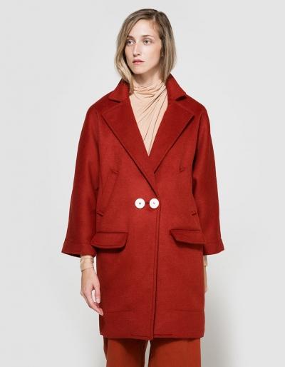 Frankie Wool Slouchy Overcoat