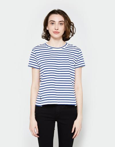 Amo Twist Tee In Blue