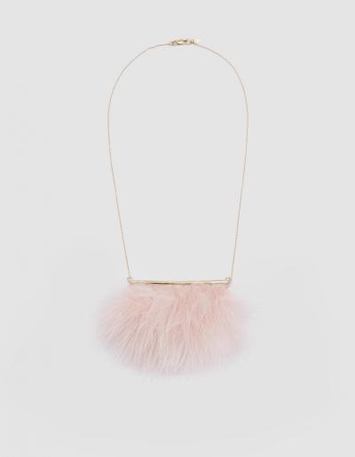 Loren Stewart Feather Necklace In