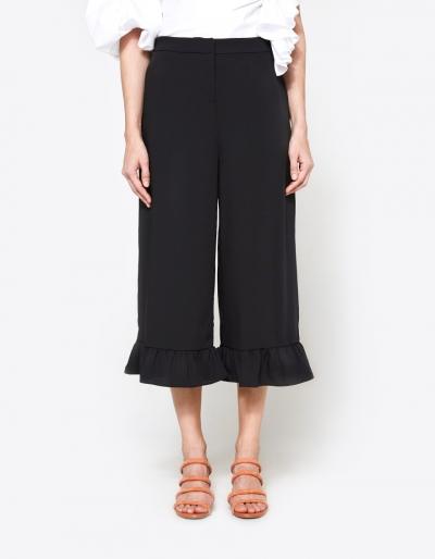Stelen Ruffled Hem Wide Pant