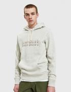 Saturdays Nyc Ditch Strikethrough Hoodie In Natural Heather