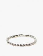 Caputo & Co. Chunky Silver Chain Rope Bracelet
