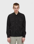 Our Legacy Chamois Shirt In Black Parachute Nylon