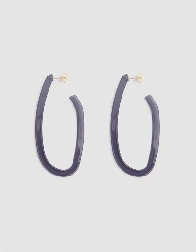 Rachel Comey Maya Earrings In Charcoal