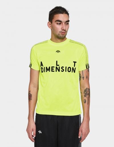 Adidas X Alexander Wang Aw Soccer Jersey Ii In Solar Yellow/black