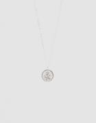 Wolf Circus Rose Coin Necklace In