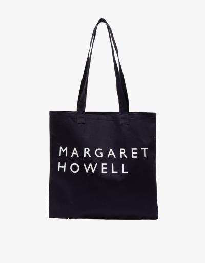 Mhl Logo Bag Cotton Drill In Navy