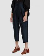 Colovos Satin Twill Buckle Pant