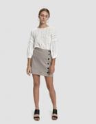 Stelen Belinda Plaid Side Button