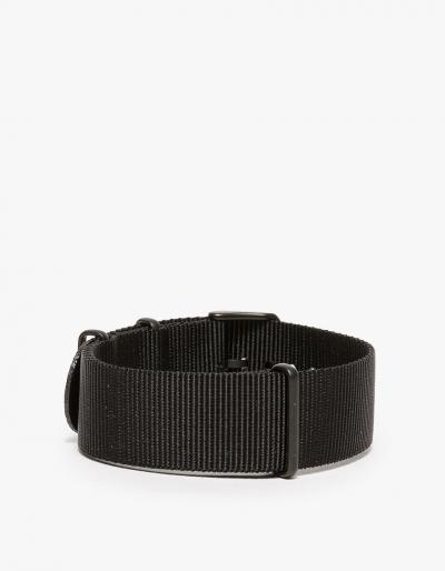 Tid Black Nylon Wristband