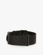 Tid Black Nylon Wristband