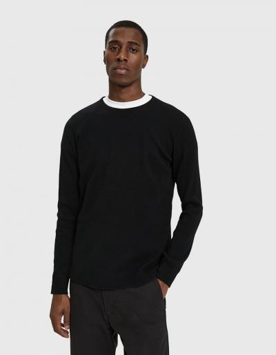 Wings+horns L/s Thermal In Black