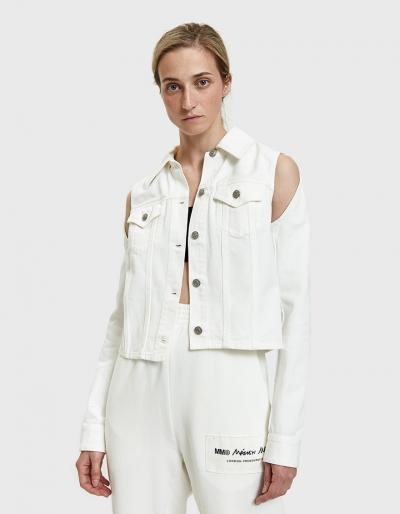 Mm6 Maison Margiela Convertible Denim Jacket