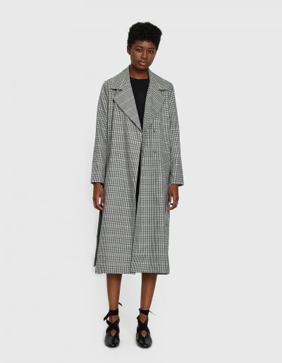 Just Female Holmes Coat In Check