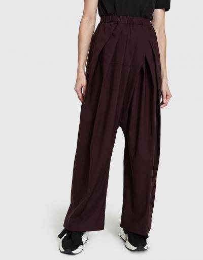 Marni Trouser In Dark Eggplant