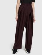 Marni Trouser In Dark Eggplant