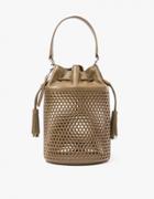 Loeffler Randall Drawstring Bucket In Olive