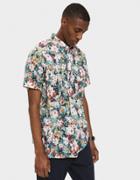 Engineered Garments Pop Up Bd Shirt In White Watercolor