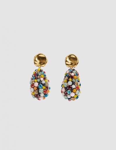 Lizzie Fortunato Roman Holiday Beaded Earrings