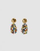 Lizzie Fortunato Roman Holiday Beaded Earrings