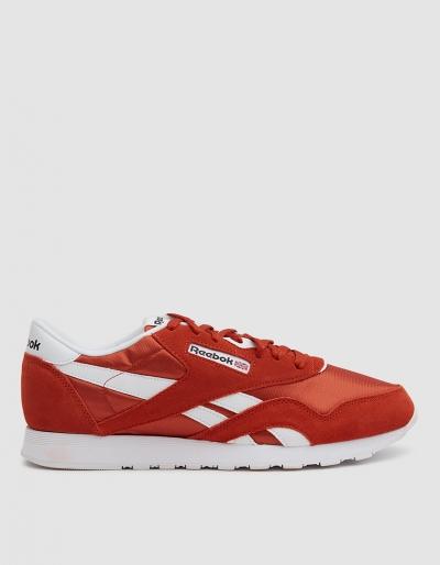 Reebok Cl Nylon In Burnt Amber/white